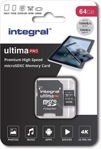 Integral 64GB PREMIUM HIGH SPEED MICROSDHC/XC V30 UHS-I U3 64 Go MicroSD