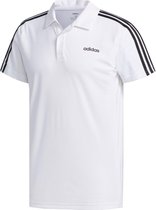 adidas Sportpolo - Maat M  - Mannen - wit/ zwart