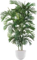 HTT - Kunstplant Areca palm in Eggy wit H190 cm