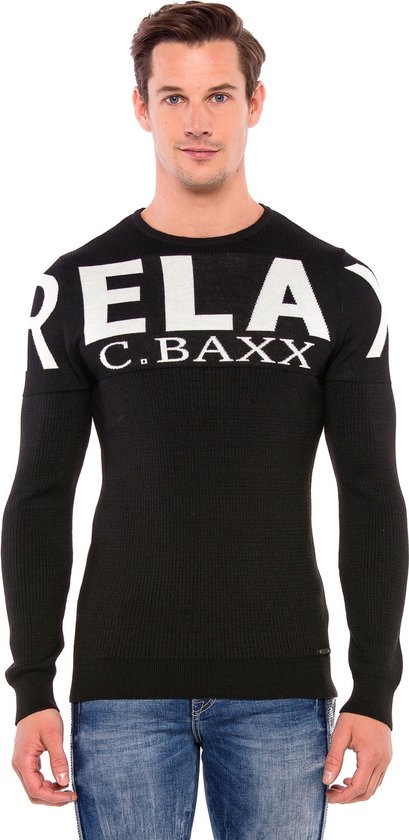 Cipo & Baxx Gebreide Relax-pullover
