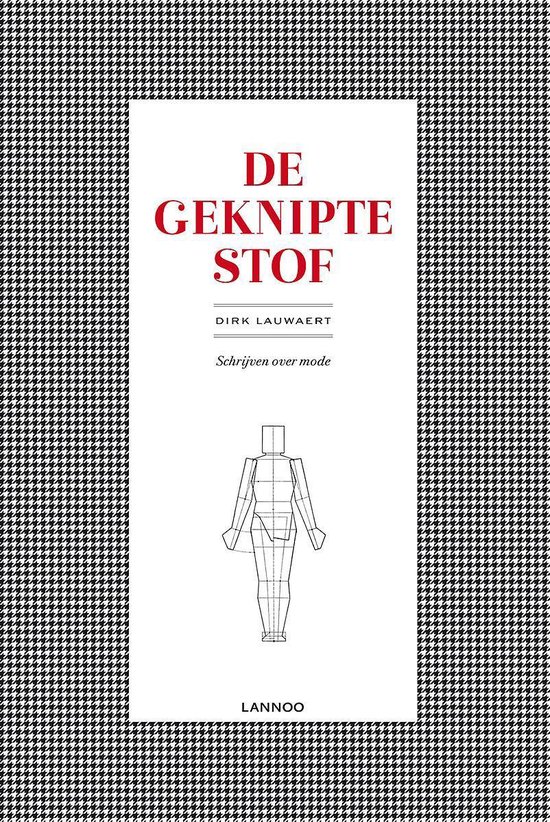 Cover van het boek 'de geknipte stof' van Dirk Lauwaert