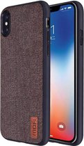 iPhone X - Shock Fabric Case - Grijs