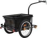 Fietskar - Zwart - Staal en kunststof - 50 L
