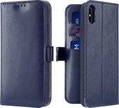 Hoesje geschikt voor iPhone XS Max - Dux Ducis Kado Wallet Case - Blauw