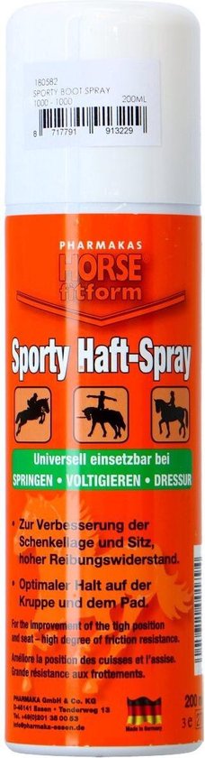 Horka Laarzenspray Sporty Haft 200 Ml Transparant Per Stuk