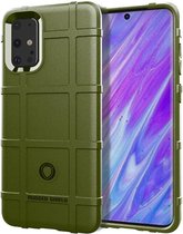 Samsung Galaxy S20 Plus Hoesje Shock Proof Rugged Shield Groen