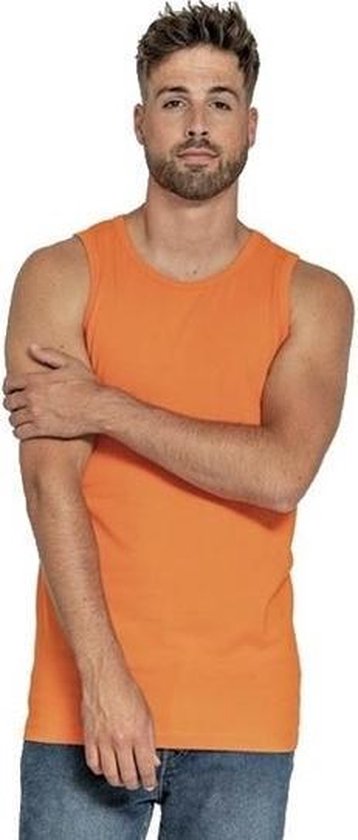 Grote maten oranje tanktop/singlet voor heren - Holland feest kleding -  Supporters/fan... | bol.com