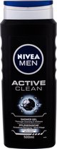 Nivea - Nivea Men Active Clean Shower Gel - 500ml