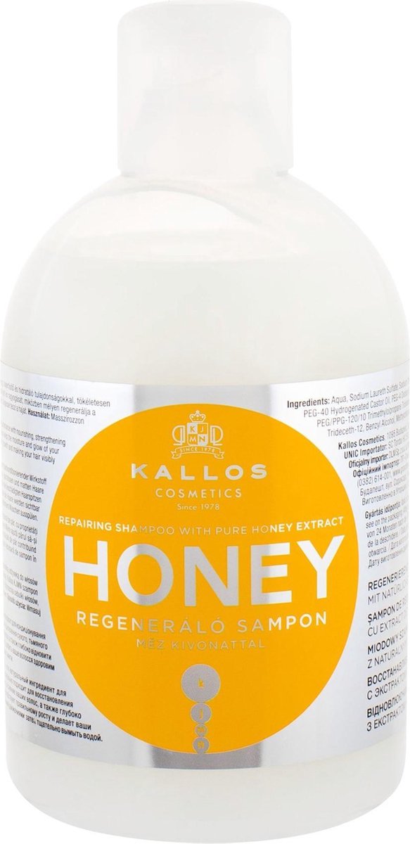 Kallos - Honey Shampoo - Regenerační šampon s medovým extraktem - 1000ml