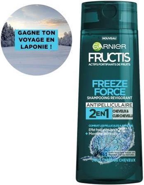 Garnier Fructis Freeze Strength 2 in 1 Anti-Roos Shampoo Pepermunt Heren,  Haar en... | bol.com