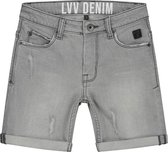 Levv jongens korte jeans Friso Grey Denim