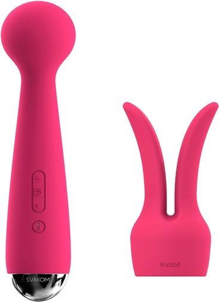 Goedkoopste Svakom - Emma Mini Wand Massager Kersenrood