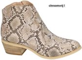 Brako -Dames -  beige - enkellaarzen - maat 37