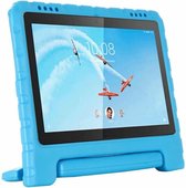 Tablet hoes voor Lenovo Tab E10 10.1 inch (2019) - Kinderhoes met handvat - Schokbestendige Kids cover - Licht Blauw