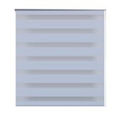 Duo rolgordijn - 100% polyester - Wit - 120 x 175 cm