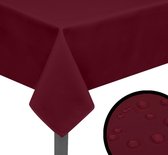 Tafelkleden 5 stuks bordeauxrood 100x100 cm