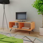 Tv-meubel 90x39x38,5 cm hout bruin