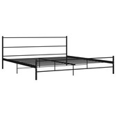 Bedframe - Metaal - Zwart - 180x200 cm