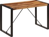 Eettafel 120x60x76 cm massief sheeshamhout