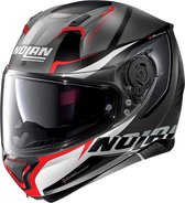 Nolan N87 Miles 87 Flat Lava Grey Red White Full Face Helmet 2XL