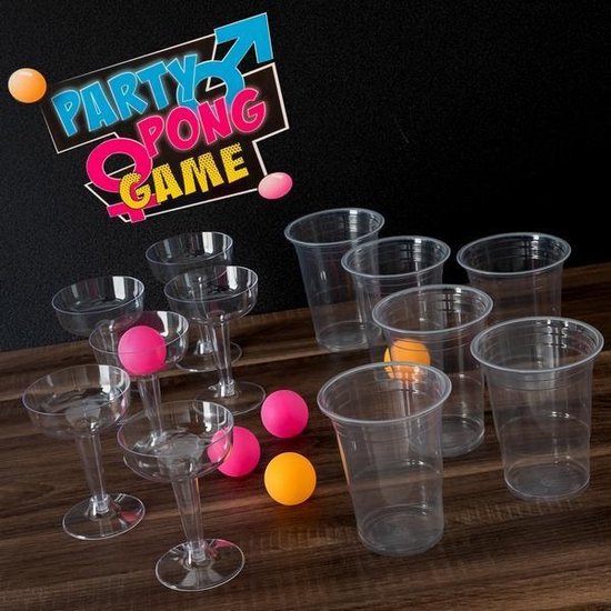 Afbeelding van het spel Behendigheidsspel Party Pong 18 Onderdelen