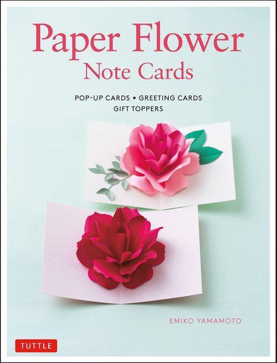 Paper Flower Note Cards - cover