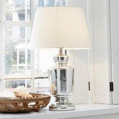 LOBERON Tafellamp Taos crème/zilverkleurig