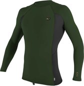 O'Neill - UV-shirt voor heren - Longsleeve - Premium Rash - Olijfgroen - maat M
