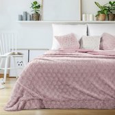 Beddensprei_sprei_kleur_Roze_170X210cm_100% POLYESTER_