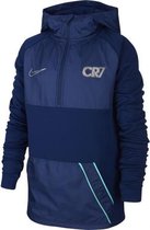 CR7 Dry Repellent Drill Hoodie Kids Blue Void