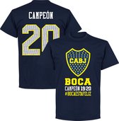 Boca Juniors Campeon 20 T-shirt - Navy - L