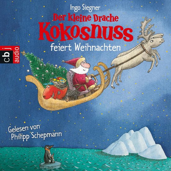 Der kleine Drache Kokosnuss feiert Weihnachten - cover