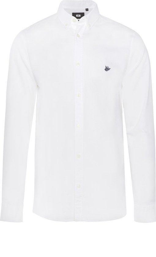 WE Fashion Heren slim fit Oxford overhemd - Maat L