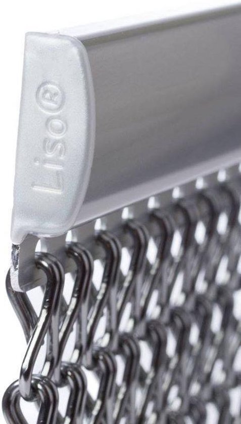 Vliegengordijn - Kettinggordijn Liso® Zilver 92x209 cm Aluminium  vliegengordijn... | bol.com
