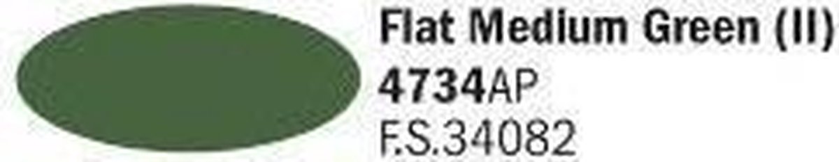 Italeri Flat Medium Green (Ii) (Ita4734ap) modelbouwsets hobbybouwspeelgoed voor kinderen modelverf en accessoires