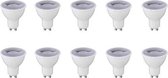 LED Spot 10 Pack - GU10 Fitting - Dimbaar - 6W - Helder/Koud Wit 6400K - BSE