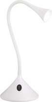 LED Bureaulamp - Trion Vipa - 3W - Warm Wit 3000K - Rond - Mat Wit - Kunststof - BSE