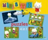 Musti's Puzzelboek Puzzles 4 In 1
