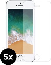 5x Tempered Glass screenprotector -  iPhone SE