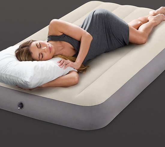 Intex Luchtbed Deluxe Single High 64707