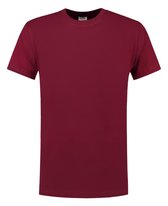 Tricorp T-shirt - Casual - 101001 - wijnrood - maat XS
