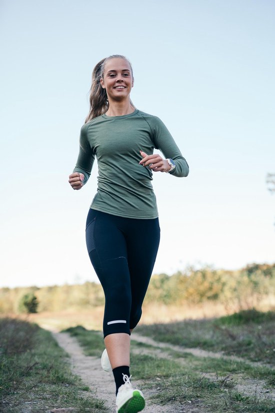 Fusion | C3 Merino Long Sleeve | Dames | Green | Size :M | bol.com