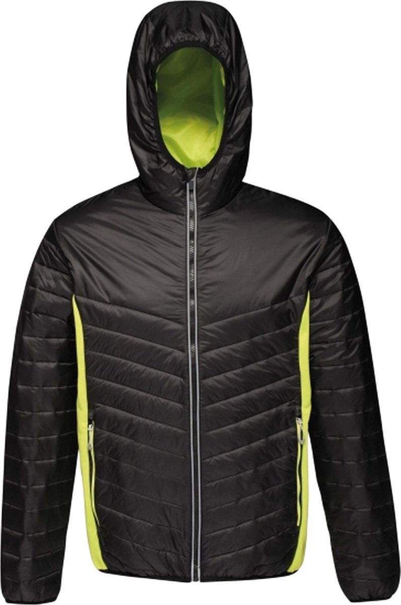 Jack Regatta Mens Lake Placid Thermal lime Zwart