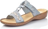 Rieker -Dames - blauw - slippers & muiltjes - maat 41