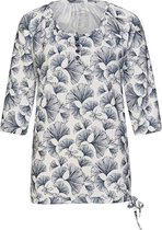 Killtec dames blouse Rut blauw bloem - maat 44