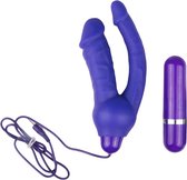 You2Toys Dubbele Realistische Vibrator - Paars