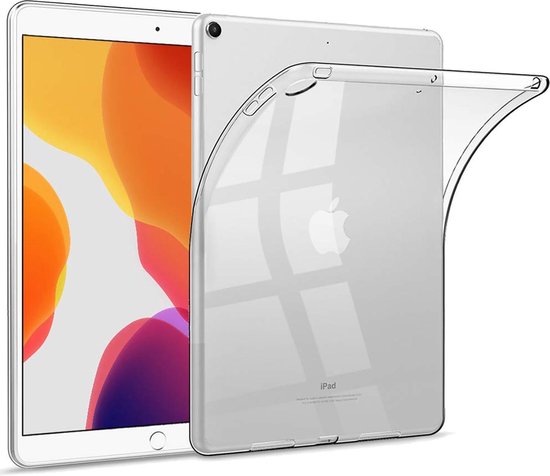 iPad 10.2 2019 Hoesje Siliconen Case Hoes Cover Transparant | bol.com