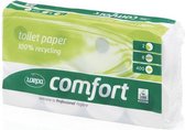 Toiletpapier satino comfort mt1 2lgs 400vel wit | Omdoos a 6 pak x 8 rol | 6 stuks