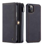 CaseMe Premium Portemonnee Hoesje iPhone 11 Pro - Zwart