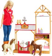 Barbie boerderij pop met dieren